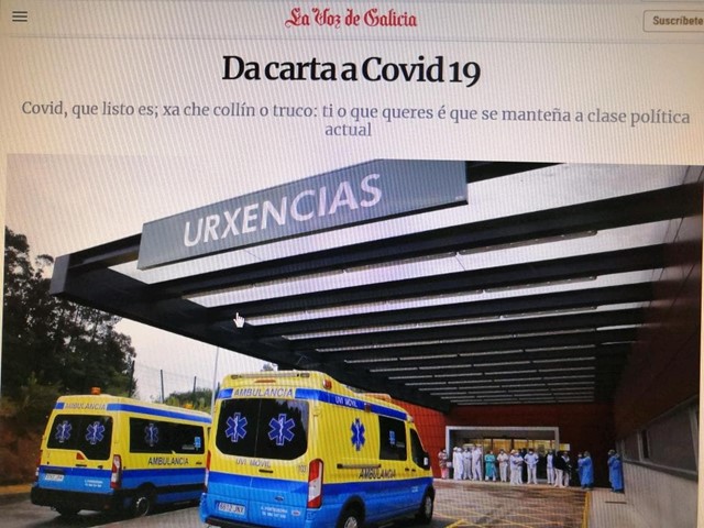 Da carta a Covid 19