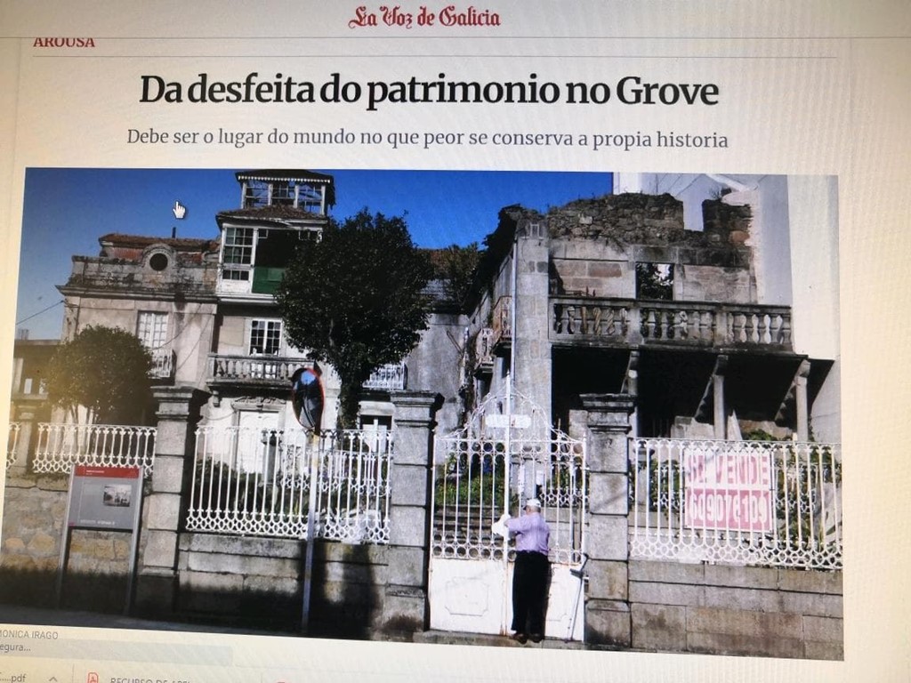 DA DESFEITA DO PATRIMONIO NO GROVE