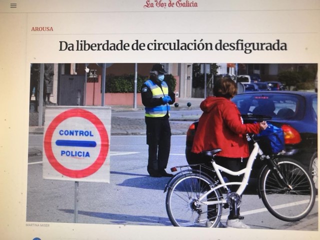 DA LIBERDADE DE CIRCULACIÓN DESFIGURADA