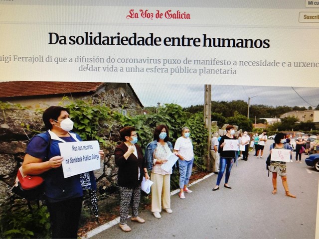 Da solidariedade entre humanos