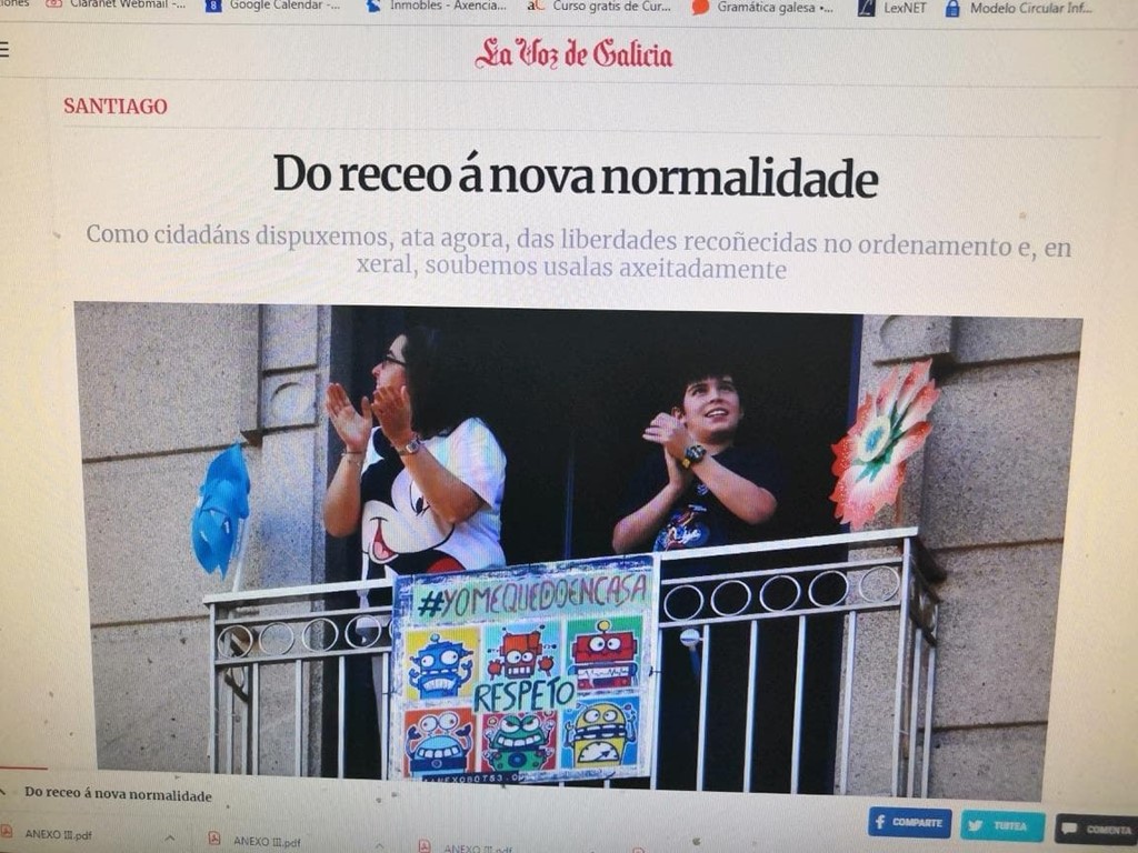 DO RECEO Á NOVA NORMALIDADE